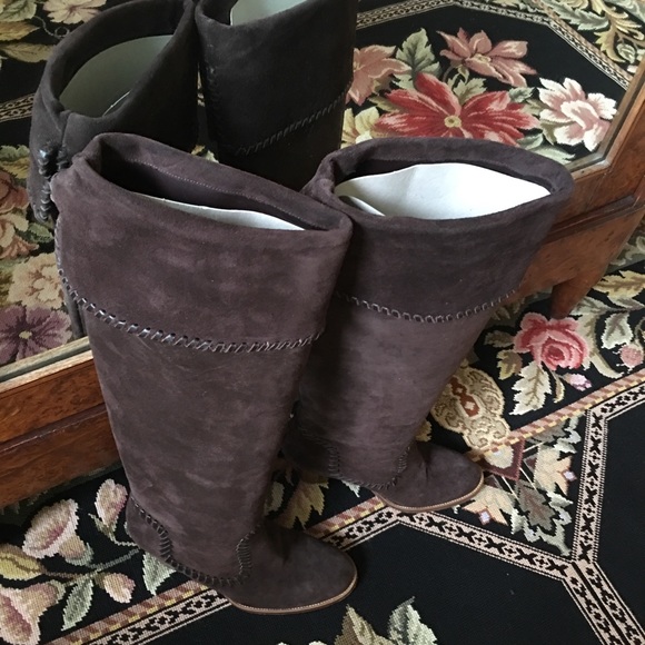 Michael Kors suede boots Size 8 brown from Neiman’s - Picture 5 of 8